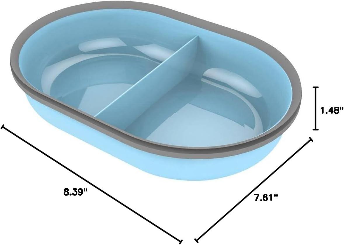 image:imageSureFeed Split Bowl PinkBlue